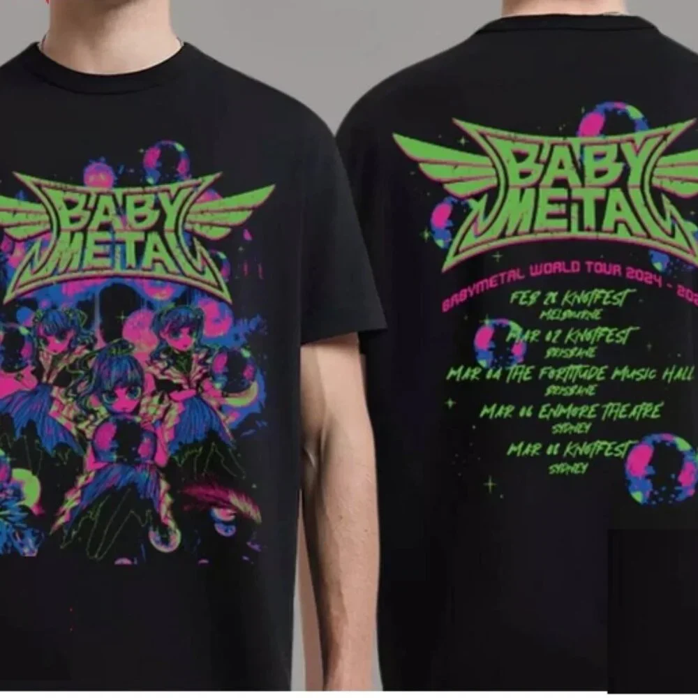 Babymetal World Tour 2024 Australia T-Shirt 159 - Picture 1 of 6